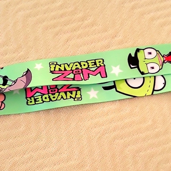 Invader ZIM Cartoon Keyfob, ID, Lanyard - Picture 3 of 5